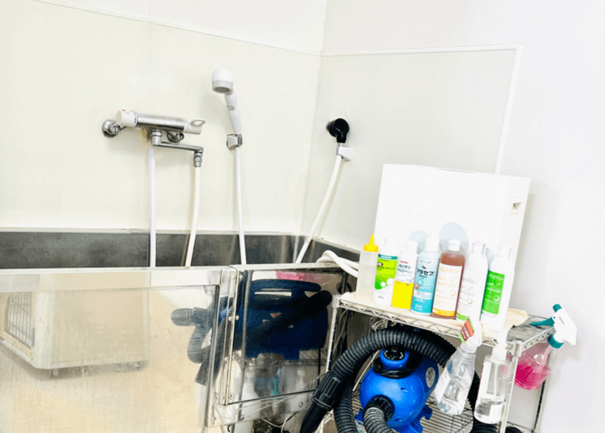 ステンレス製ドッグバス